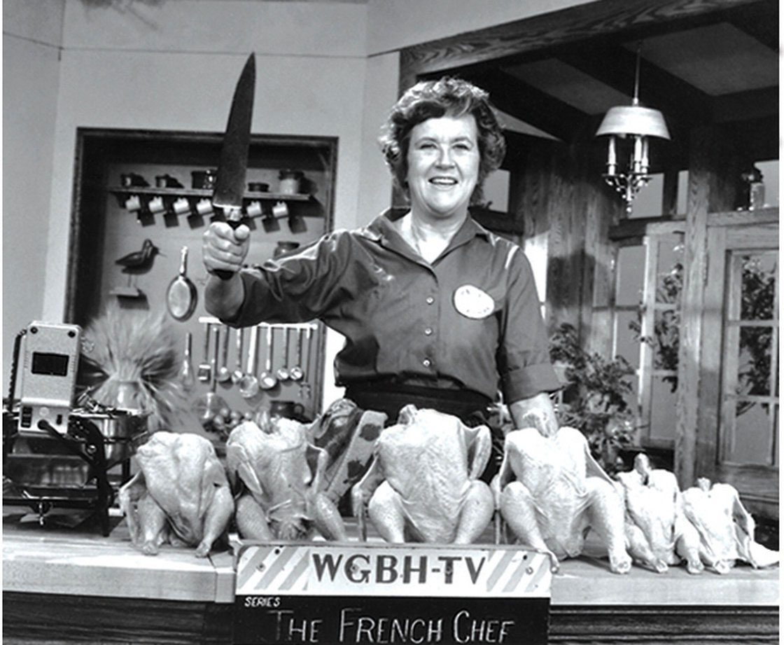 Julia Child’s Stuffed Turkey served on a plate