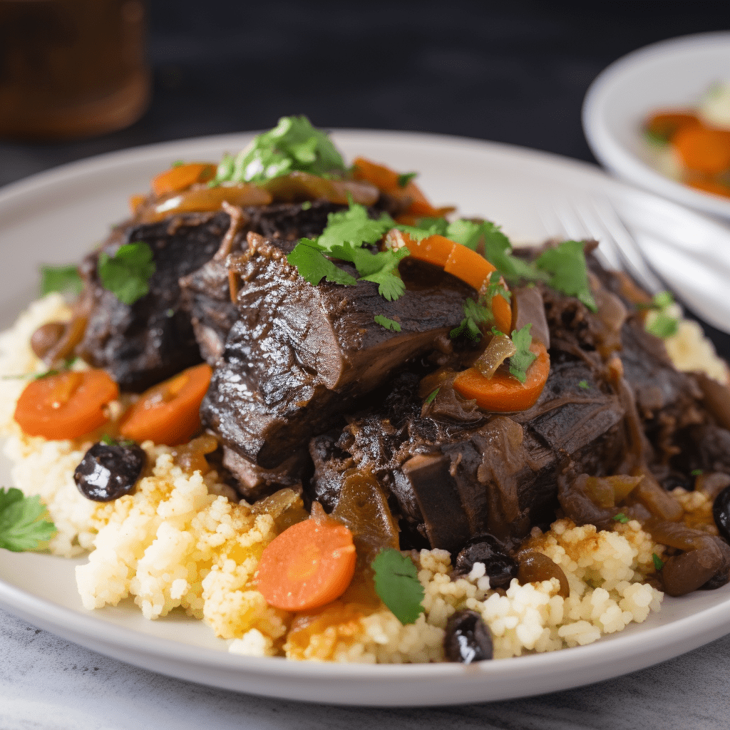 Slow-Cooked Moroccan Short Ribs