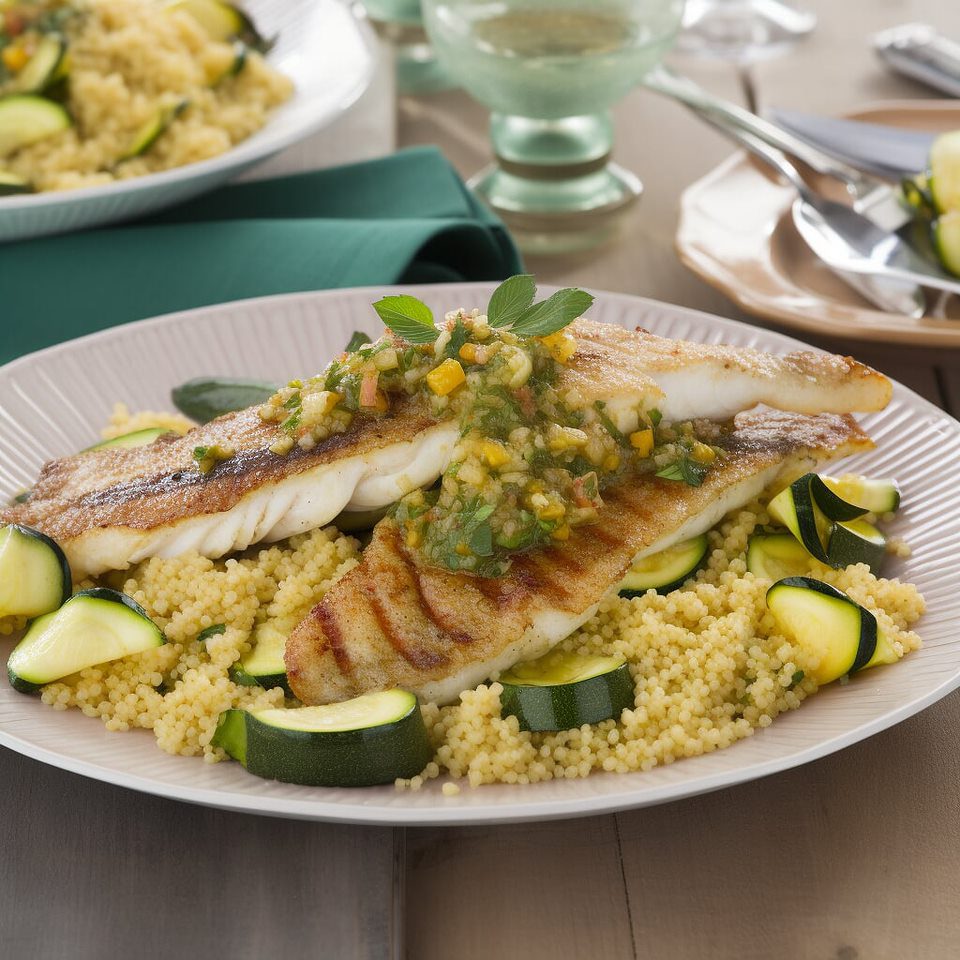 Moroccan Spiced Grilled Fish