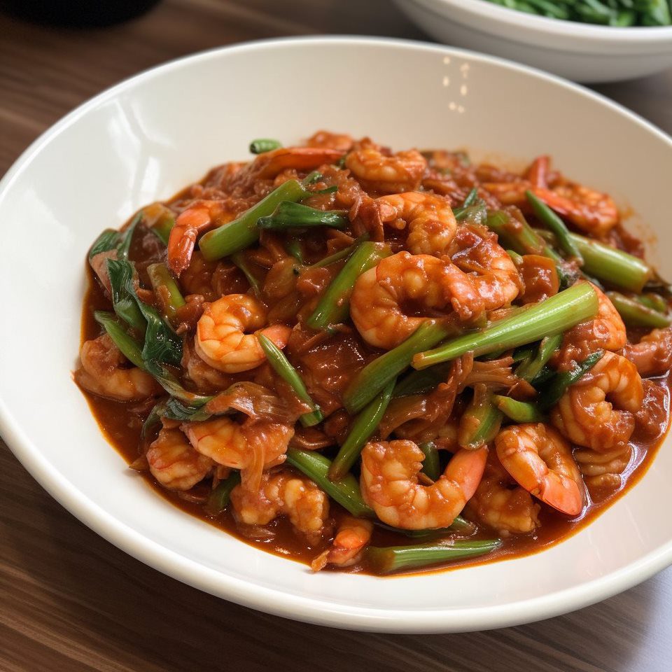 stir fried shrimp